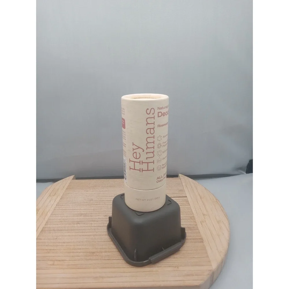 Hey Humans Aluminum Free Deodorant‎ Stick 2 Ounce Vegan Rosewater Ginger